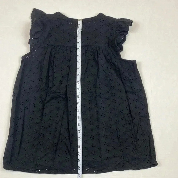 Madewell Ruffle Sleeve Bib top - Picture 7 of 7